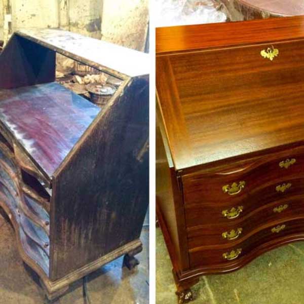 Secretary restoration before and after